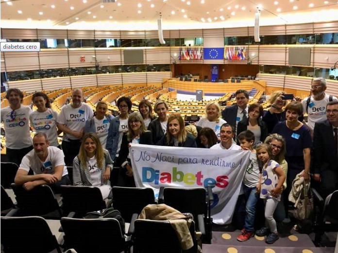 Diabetes Cero lleva sus reivindicaciones hasta el Parlamento Europeo